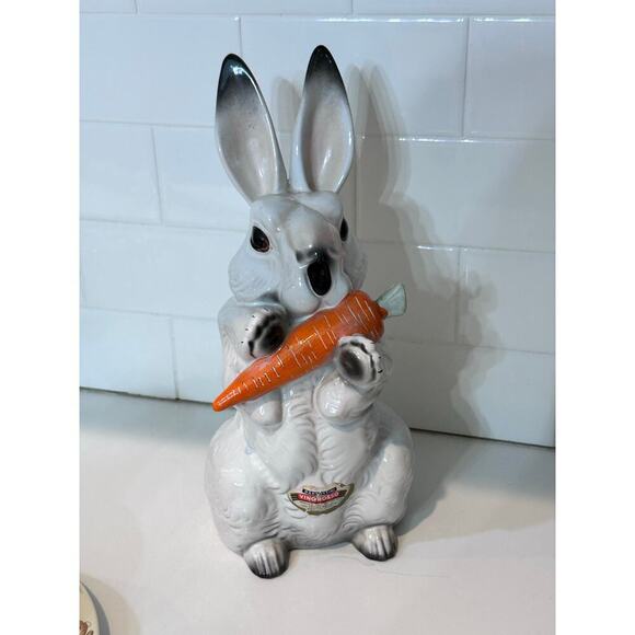 Barsottini Vino Rosso Harvey Rabbit Decanter 1969 Certaldo Italia 12'' - Picture 3 of 9